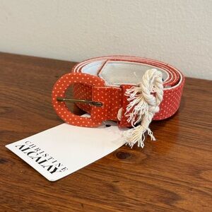 Christina Alcalay Narrow Belt - Poppy